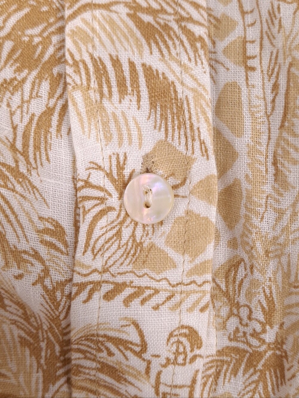 Lilly Pulitzer Stevey Relaxed Button Down linen shirt top resort wear coastal - Picture 4 of 11